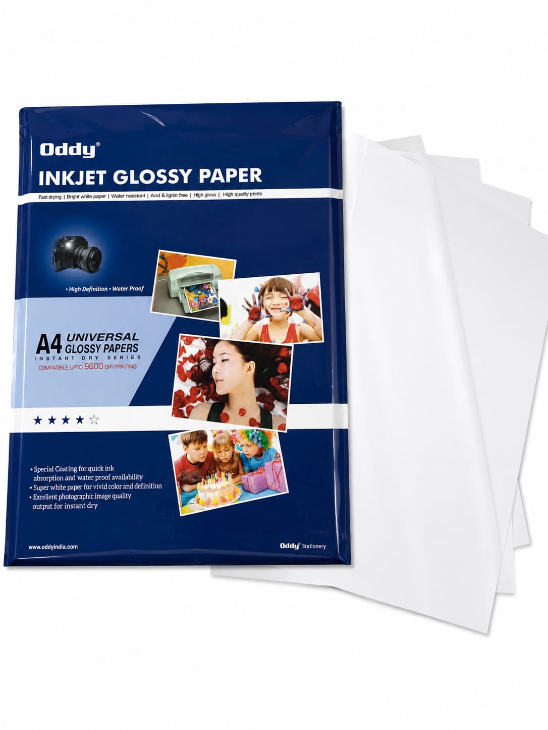 ODDY INKJET GLOSSY PHOTO PAPER A4