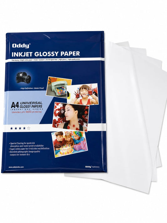 ODDY INKJET GLOSSY PHOTO PAPER A4