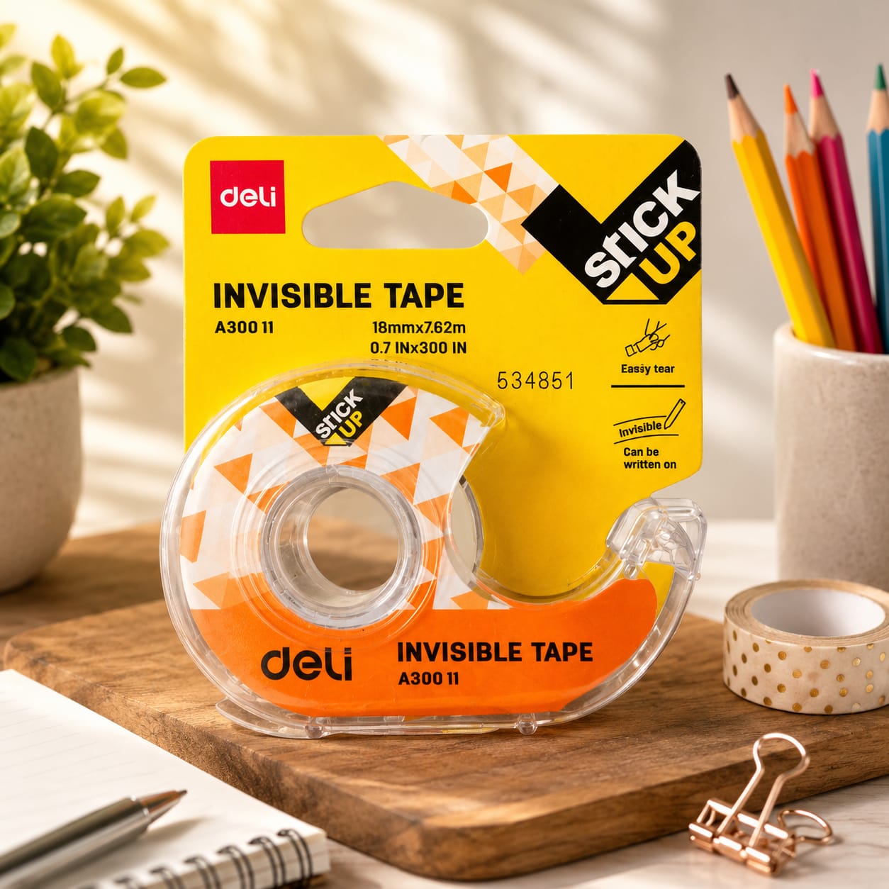 DELI INVISIBLE TAPE A300 11